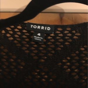 Black knit sweater/vest